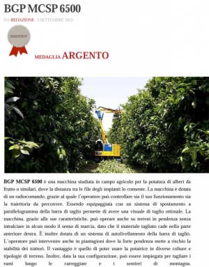 Macfrut Innovation Award 2015